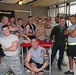 Latvian and US troops square off in allied arm-wrestling showdown