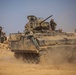 JAF armored vehicles shoot live-fire range during Eager Lion 2014
