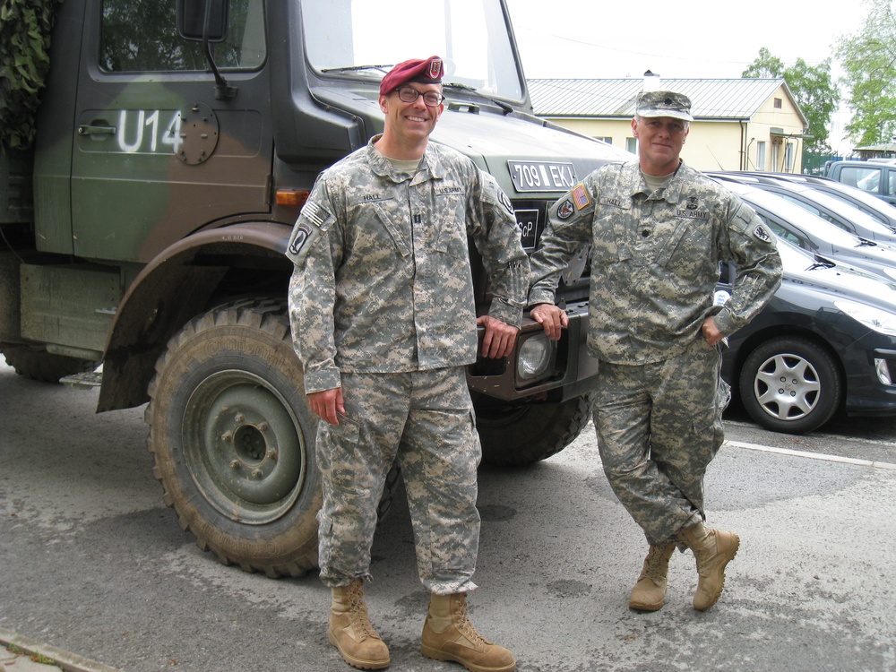 Hall brothers reunite in the Baltics