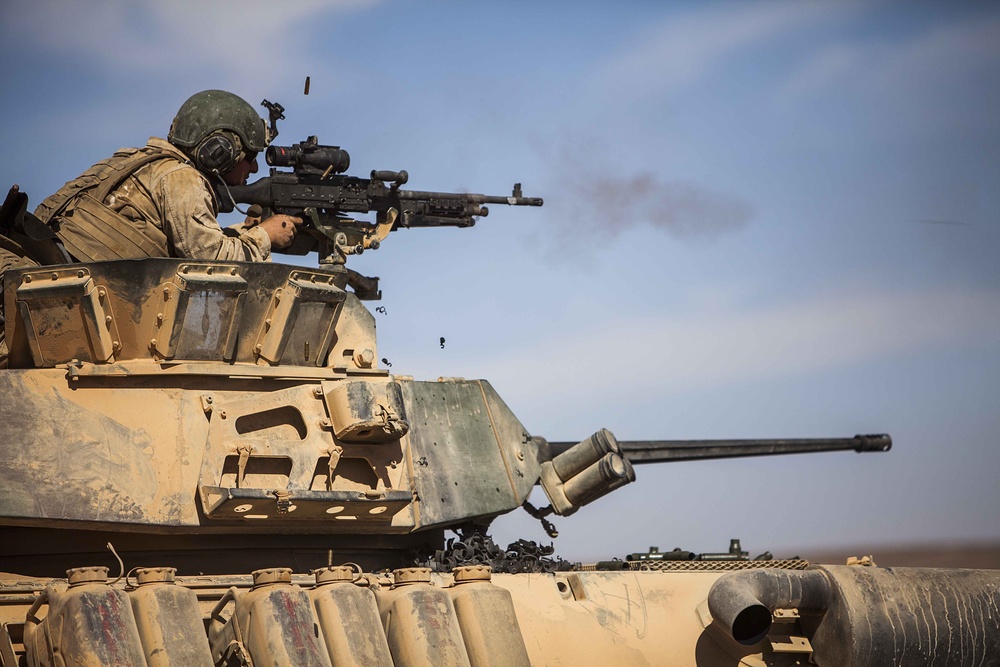 22nd MEU LAVs train with JAF APCs during Eager Lion 2014