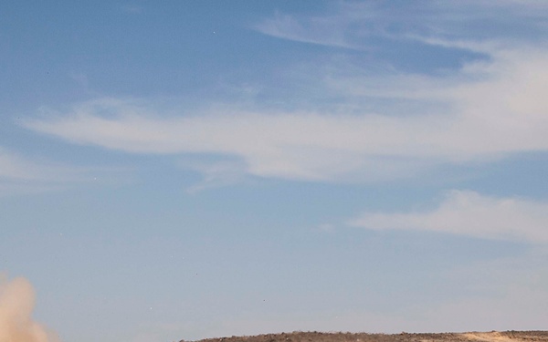 22nd MEU tanks conduct live-fire range during Eager Lion 2014