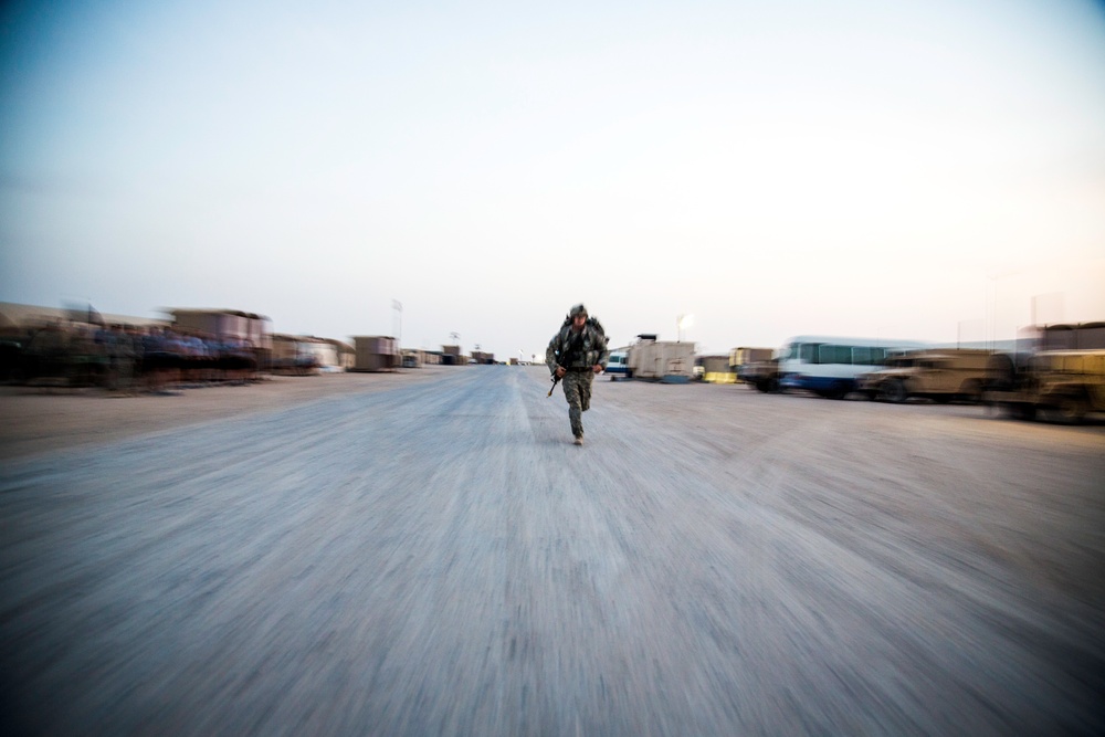 Infantrymen earn EIB in Kuwait