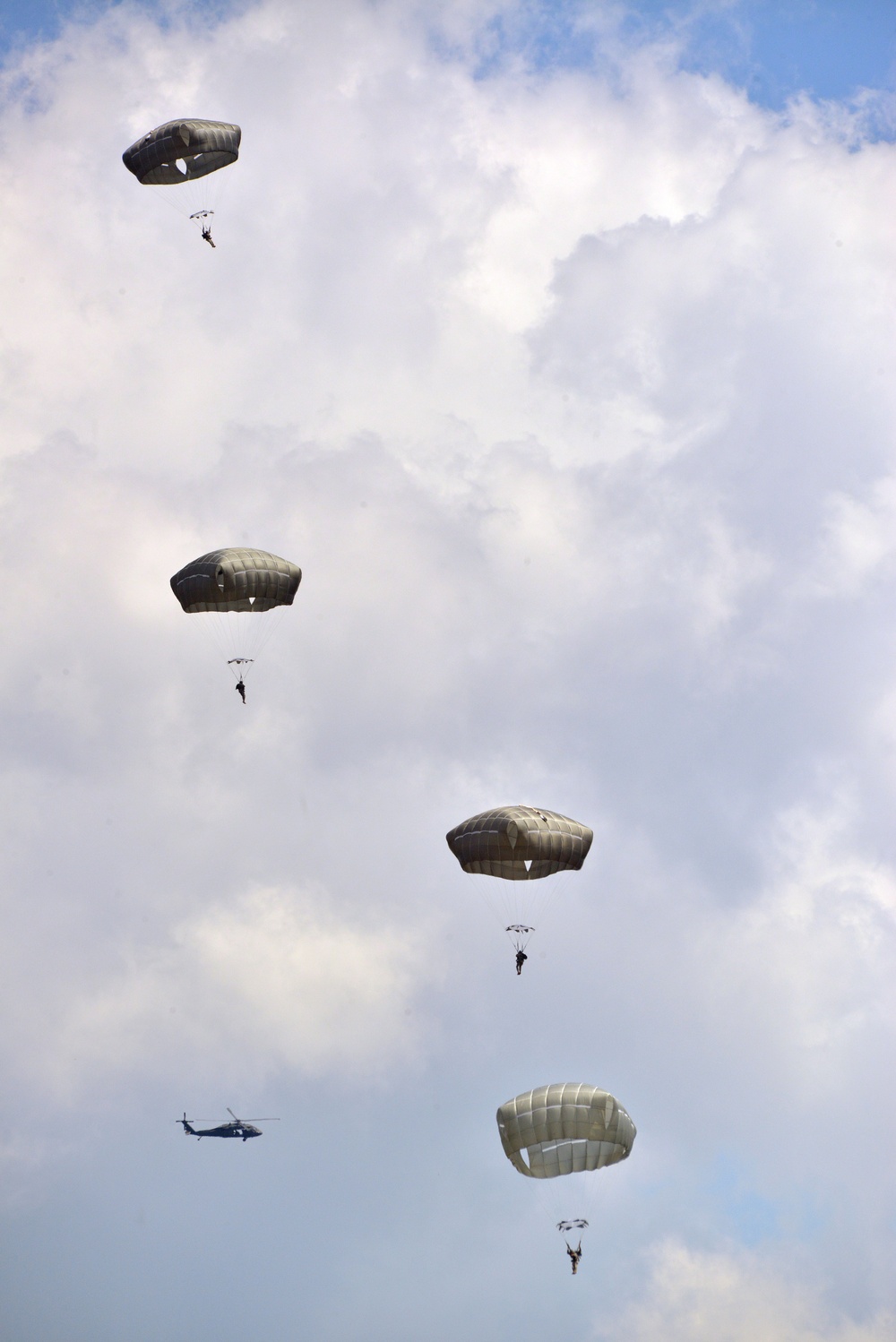 173rd Infantry Brigade Combat Team (Airborne) training jump in Grafenwoehr, Germany