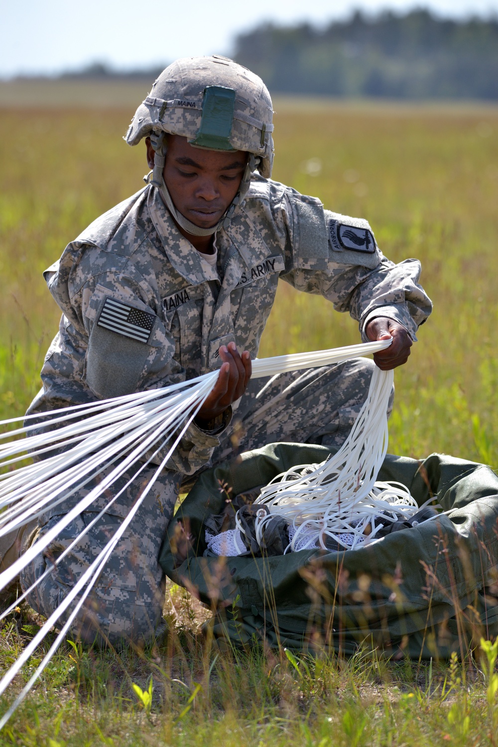 173rd Infantry Brigade Combat Team (Airborne) training jump in Grafenwoehr, Germany