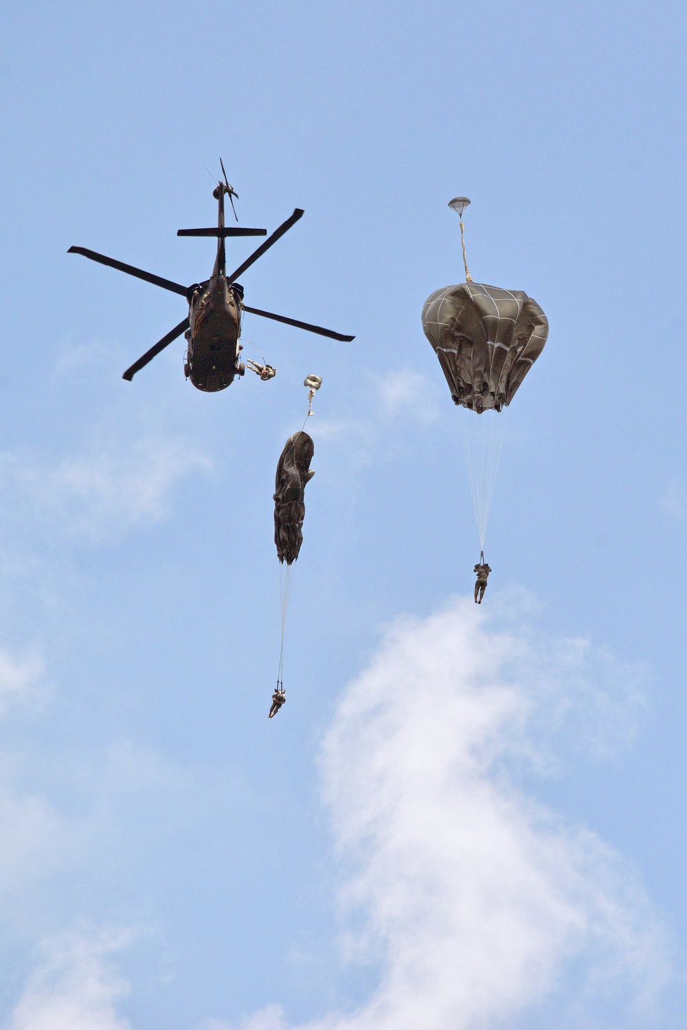 173rd Infantry Brigade Combat Team (Airborne) training jump in Grafenwoehr, Germany