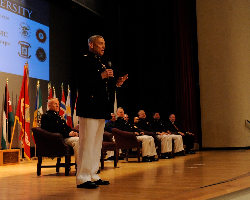 Marine Corps University 2014 Graduation