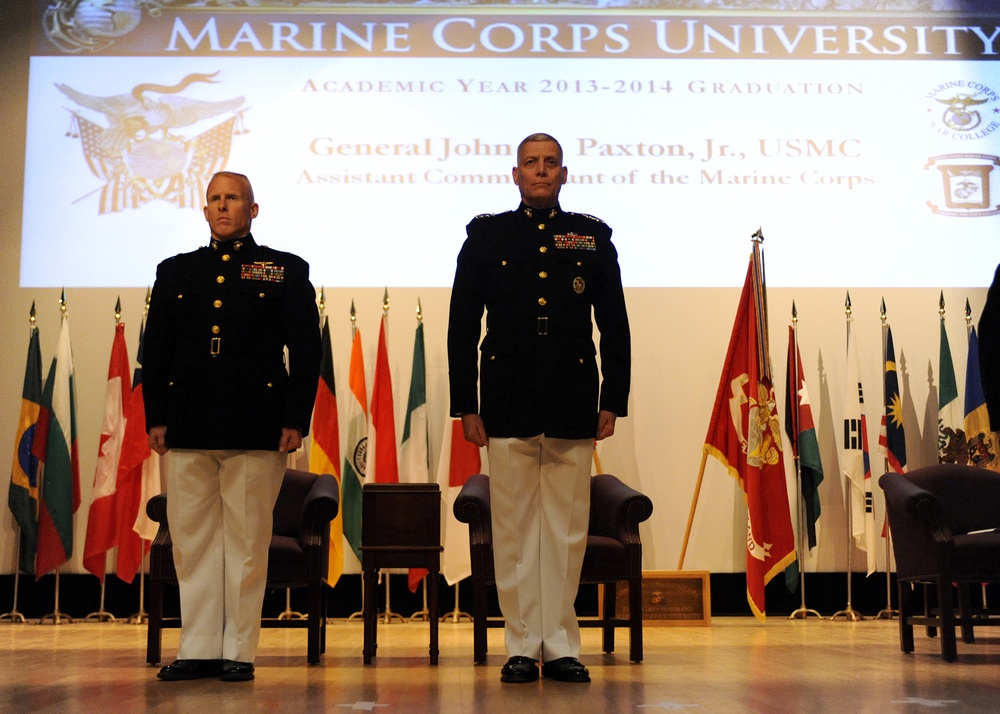 Marine Corps University 2014 Graduation