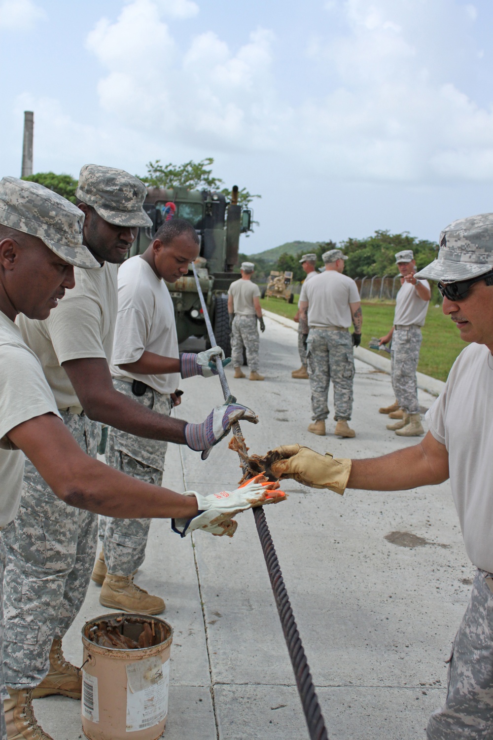 Indiana’s 3rd Battalion, 411th Regiment (Logistical Support Battalion) prepares for Operation Forward Guardian II with US Virgin Islands National Guard