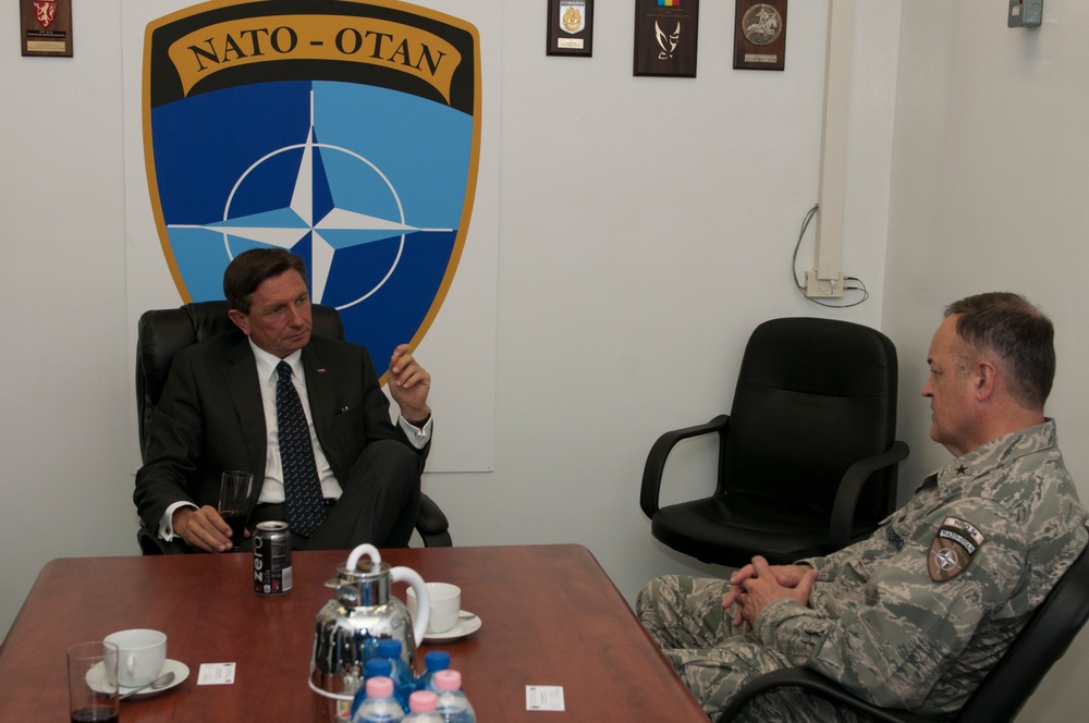 President Borut Pahor visits Camp Butmir