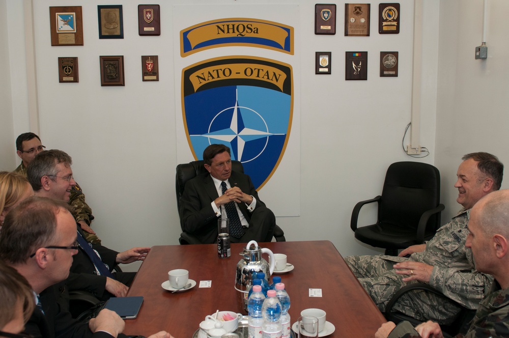 President Borut Pahor visits Camp Butmir