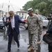 US Secretary of Defense Chuck Hagel tours MK facilities with Maj. Gen. John O'Connor