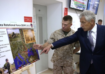 US Defense Secretary visits MK Air Base