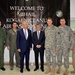 Defense Secretary Chuck Hagel visits MK Air Base Passenger Transit Center