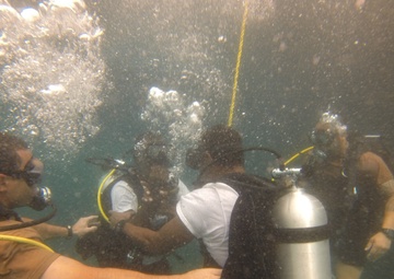 Seabee divers provide SCUBA academy to Solomon Islands Police Force as part of Humanitarian Mine Action (HMA) program