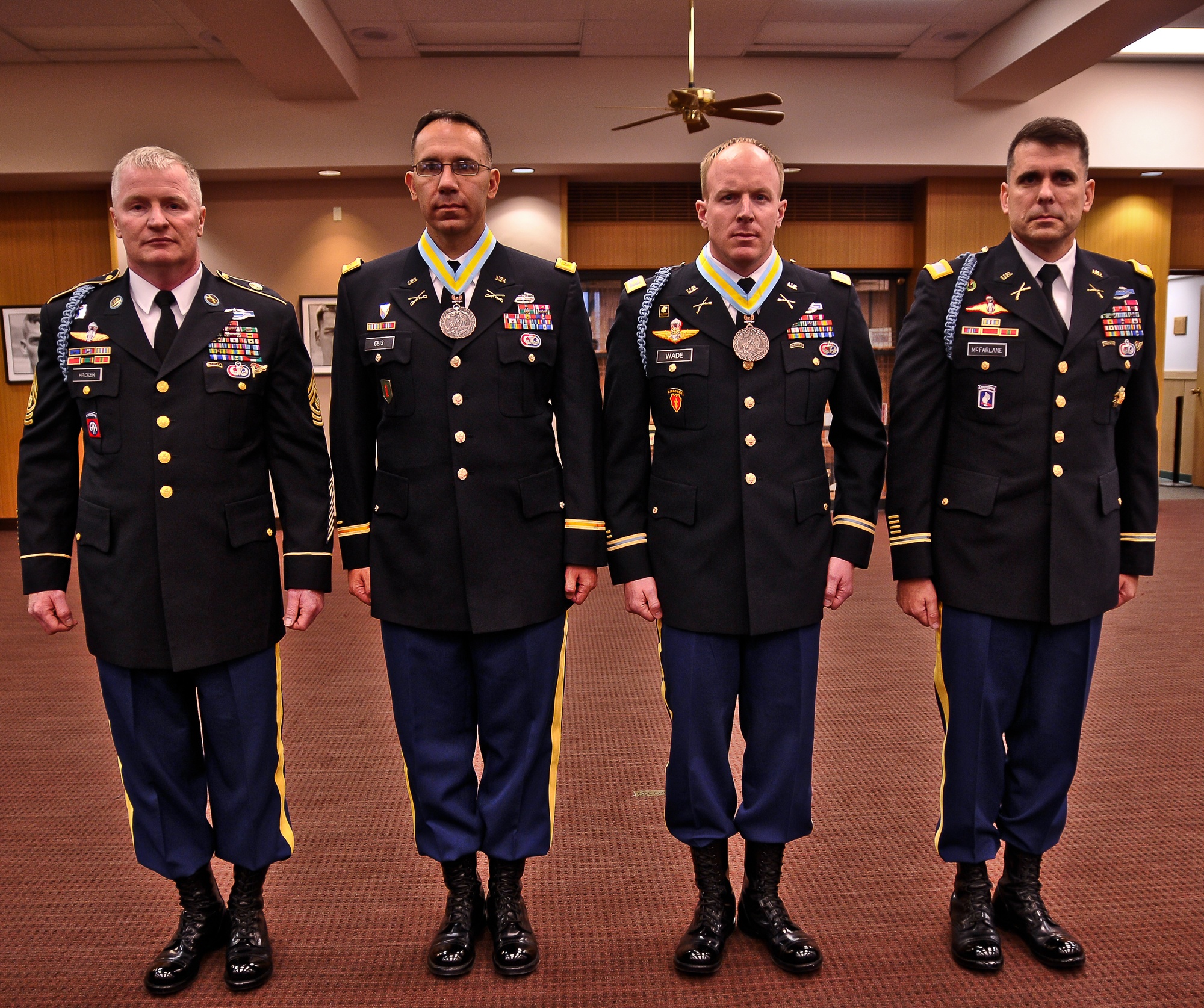 DVIDS - Images - Spartans receive Order of Saint Maurice [Image 4 of 6]