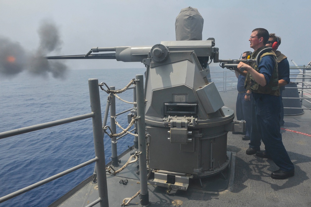 USS Antietam live-fire exercise