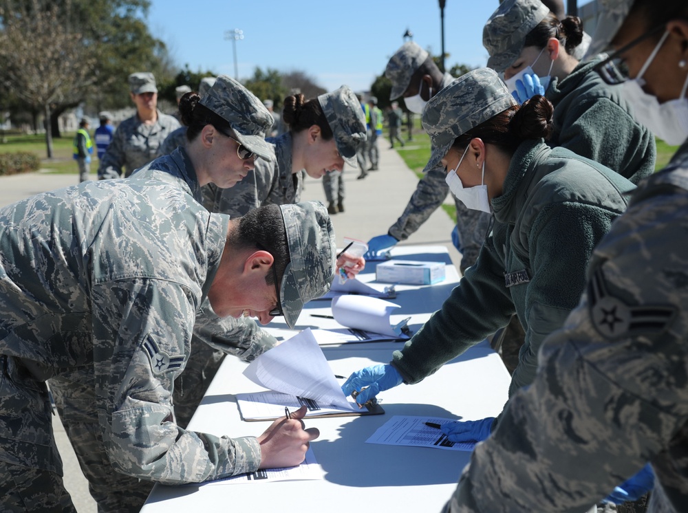 Exercise at Keesler Air Force Base