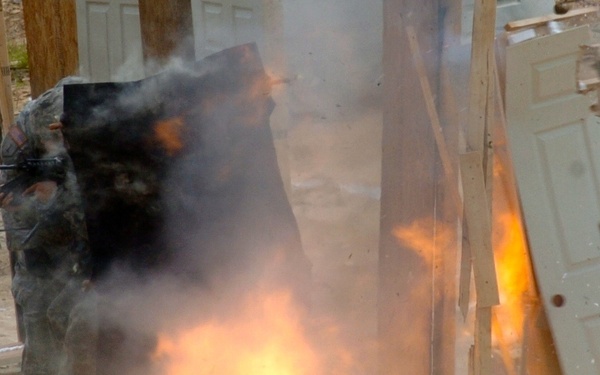 Combat engineers employ universal key