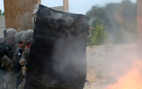 Combat engineers employ universal key