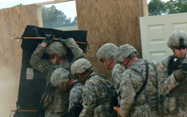 Combat engineers employ universal key