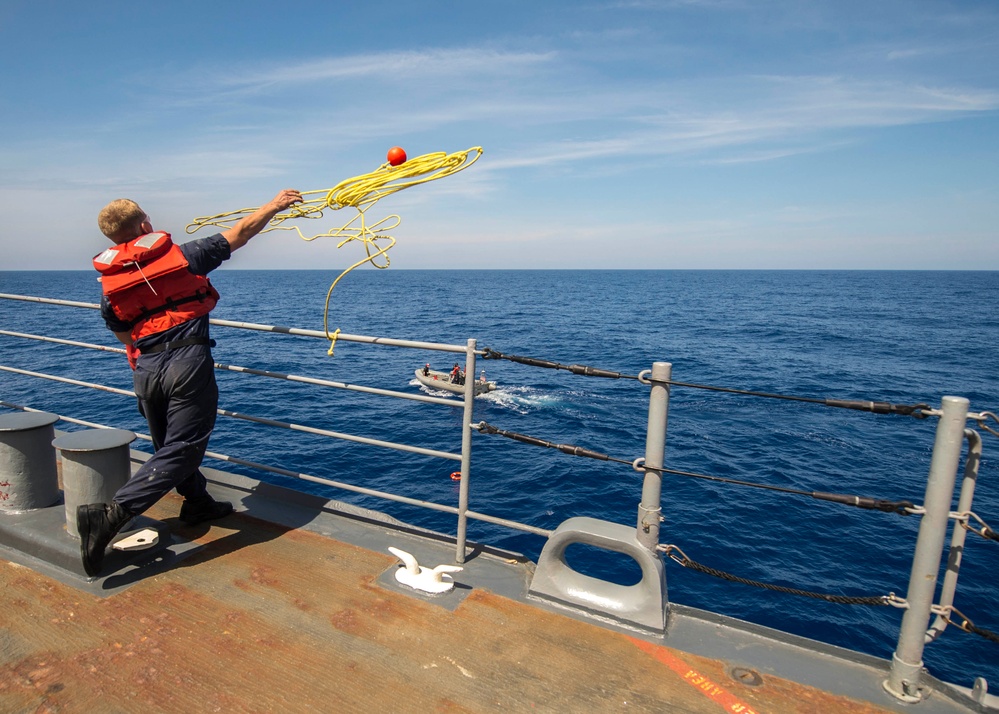 USS Vella Gulf activity