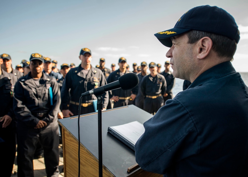 USS Vella Gulf activity