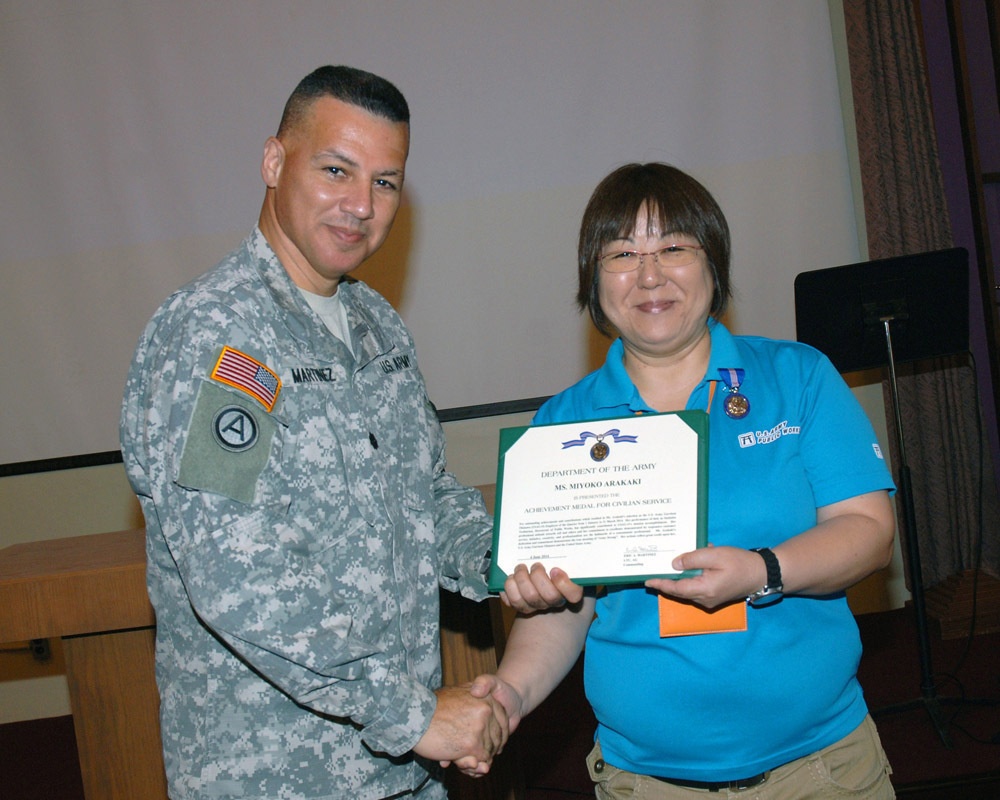 US Army Garrison Okinawa recognizes achievements of civilians, June 5, 2014