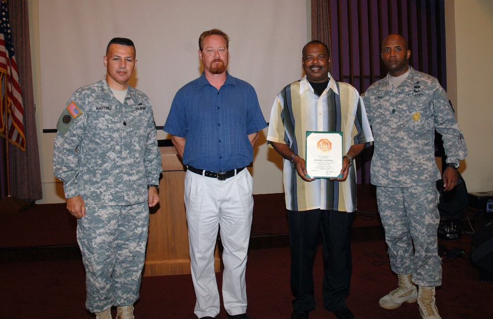 US Army Garrison Okinawa recognizes achievements of civilians, June 5, 2014