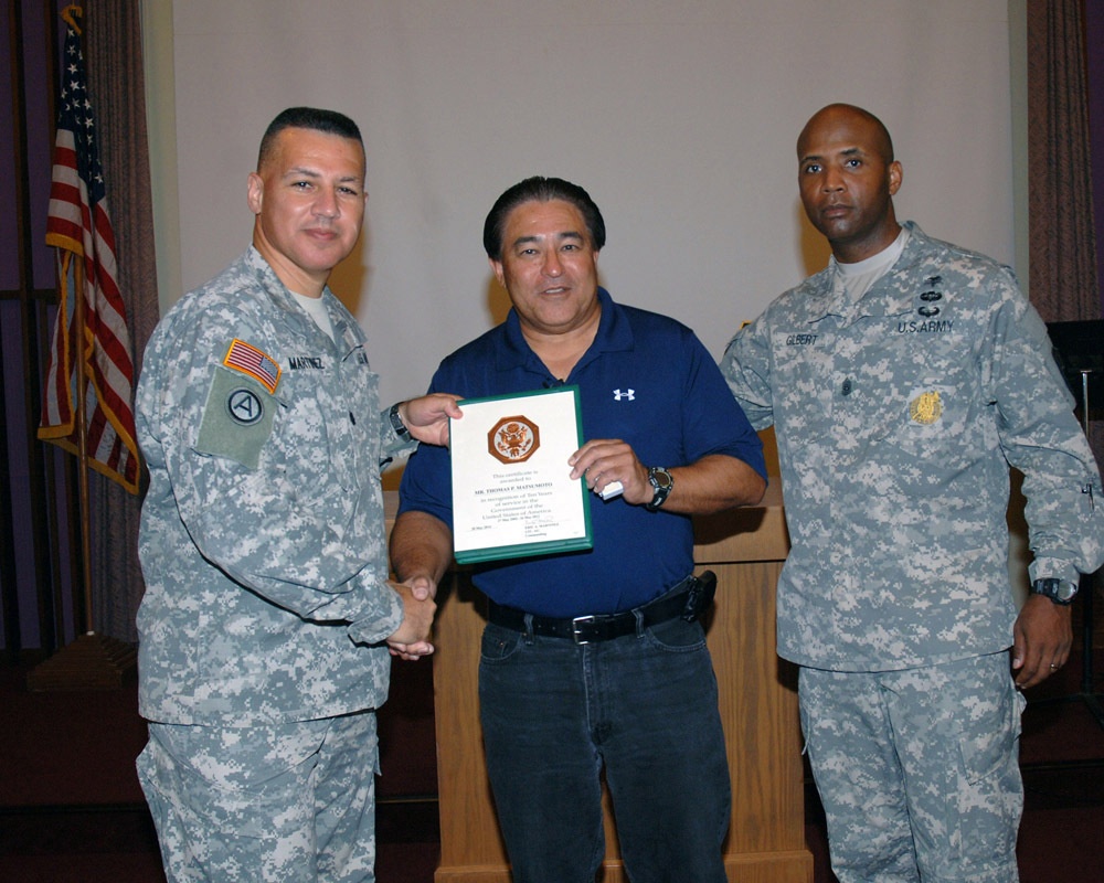 US Army Garrison Okinawa recognizes achievements of civilians, June 5, 2014