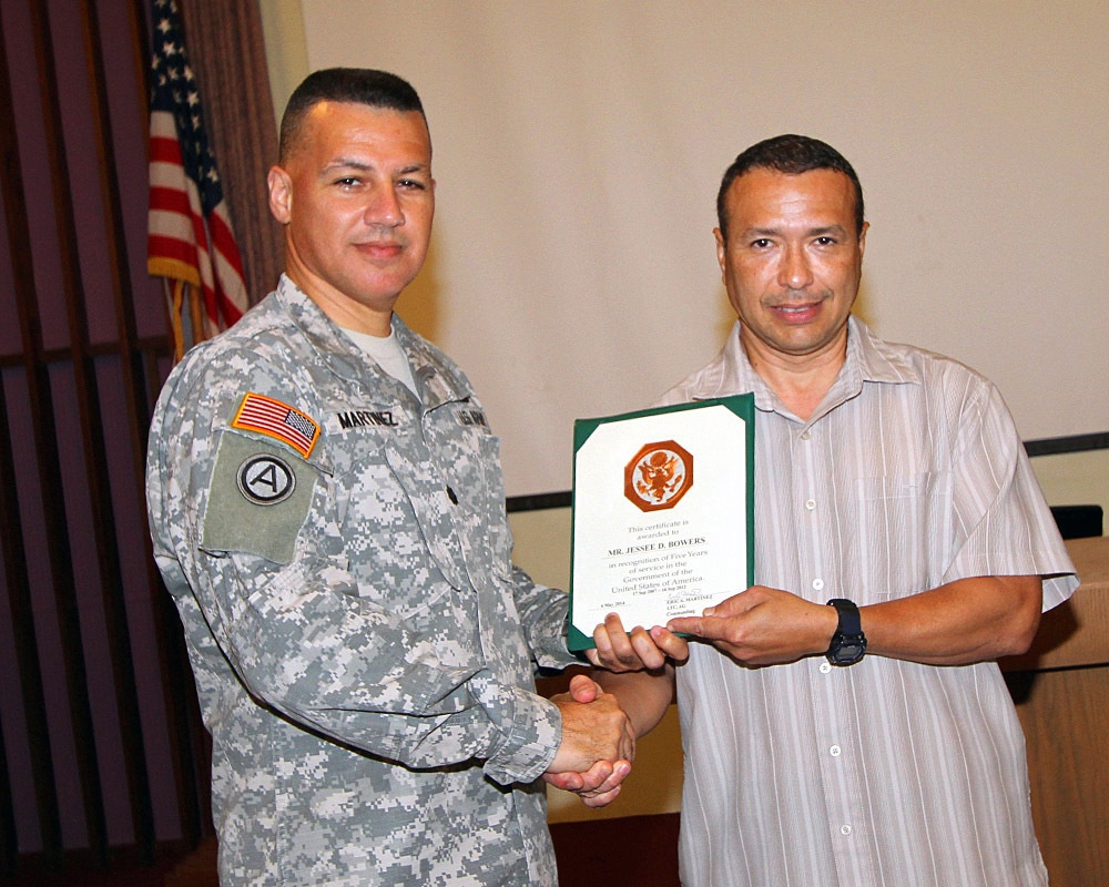 US Army Garrison Okinawa recognizes achievements of civilians, June 5, 2014