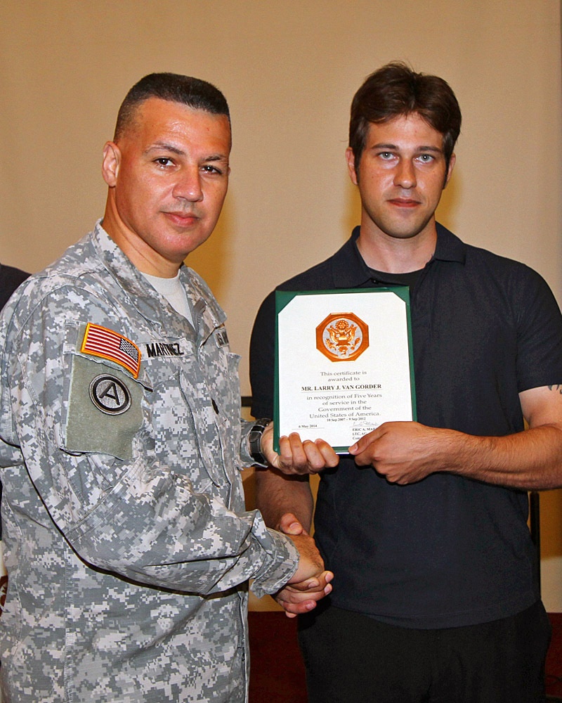 US Army Garrison Okinawa recognizes achievements of civilians, June 5, 2014