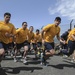 USS Nimitz physical fitness test