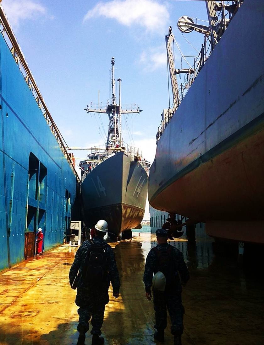 Mine countermeasures ship replacements depart for Japan