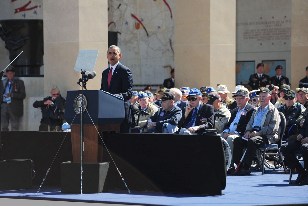 Obama Speaks at D-Day 70th