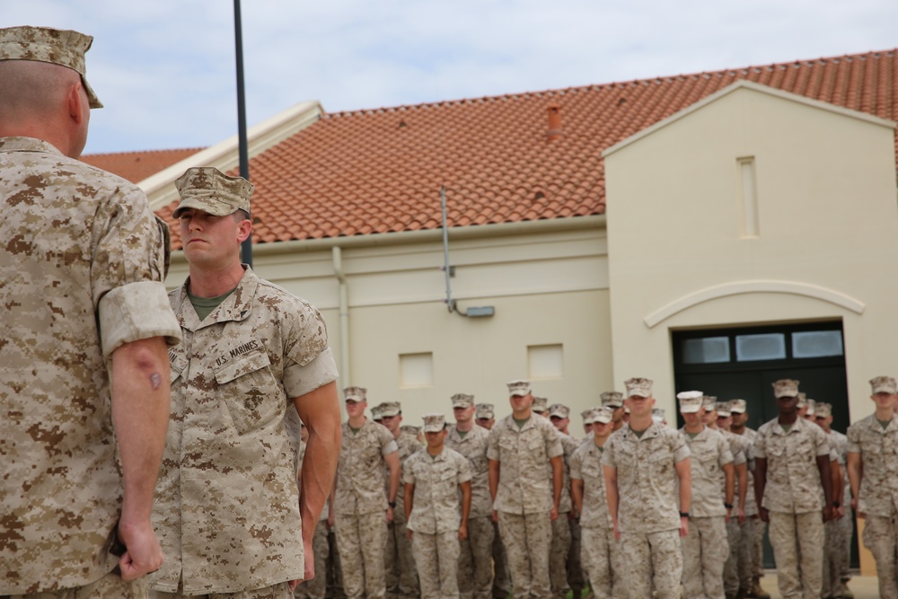 Teacher gives up classroom for dress blues