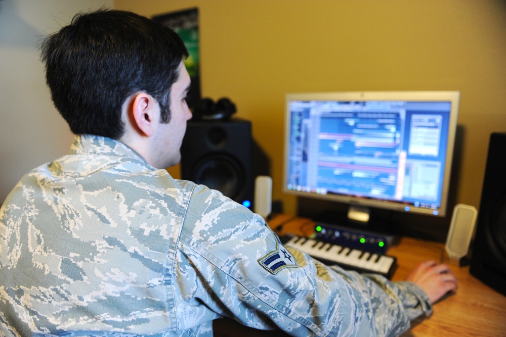 Artistic Airmen: Financial technician by day, music producer by night