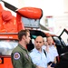 An aviation survival technician describes SAR operations to a group of NATO officers