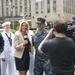 Sailors visit morning show in New York