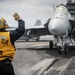 USS Nimitz flight deck action