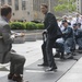 Sailors visit morning show in New York