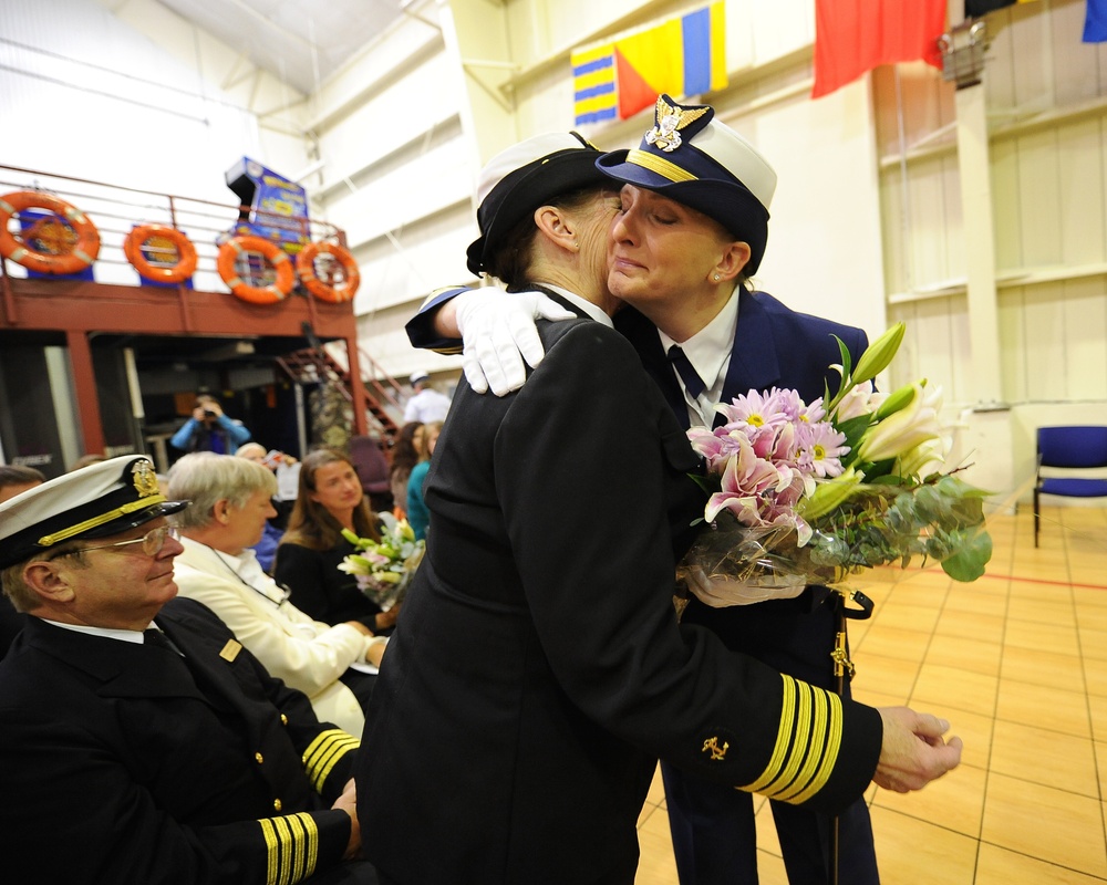 Coast Guard Cutter SPAR holds change of command ceremony