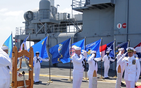 Commander, Amphibious Squadron 3 change of command