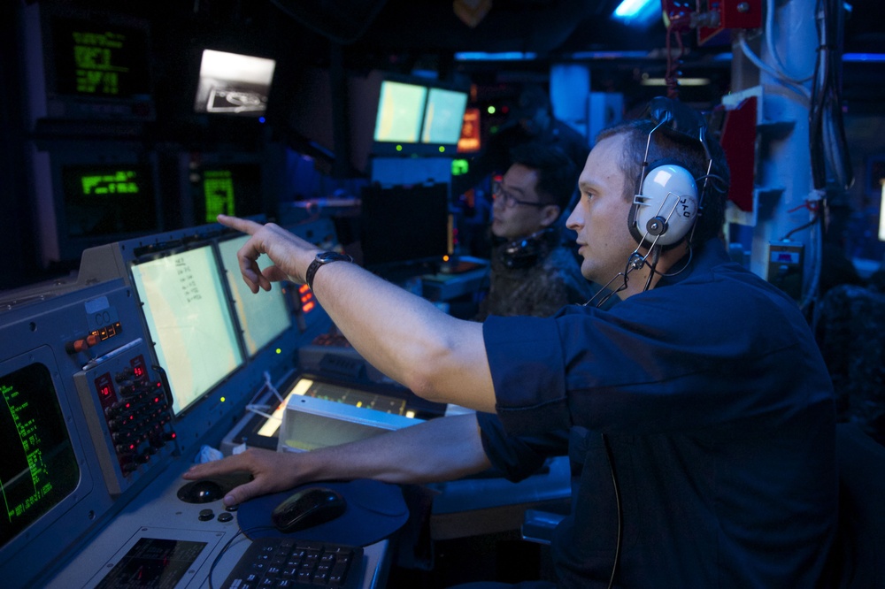 USS John S. McCain combat information center