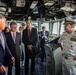 SECDEF Hagel visits USS Vella Gulf