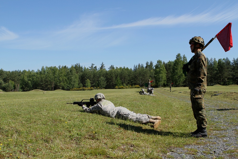 Knocking down targets