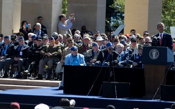 President Obama honors D-Day vets in Normandy