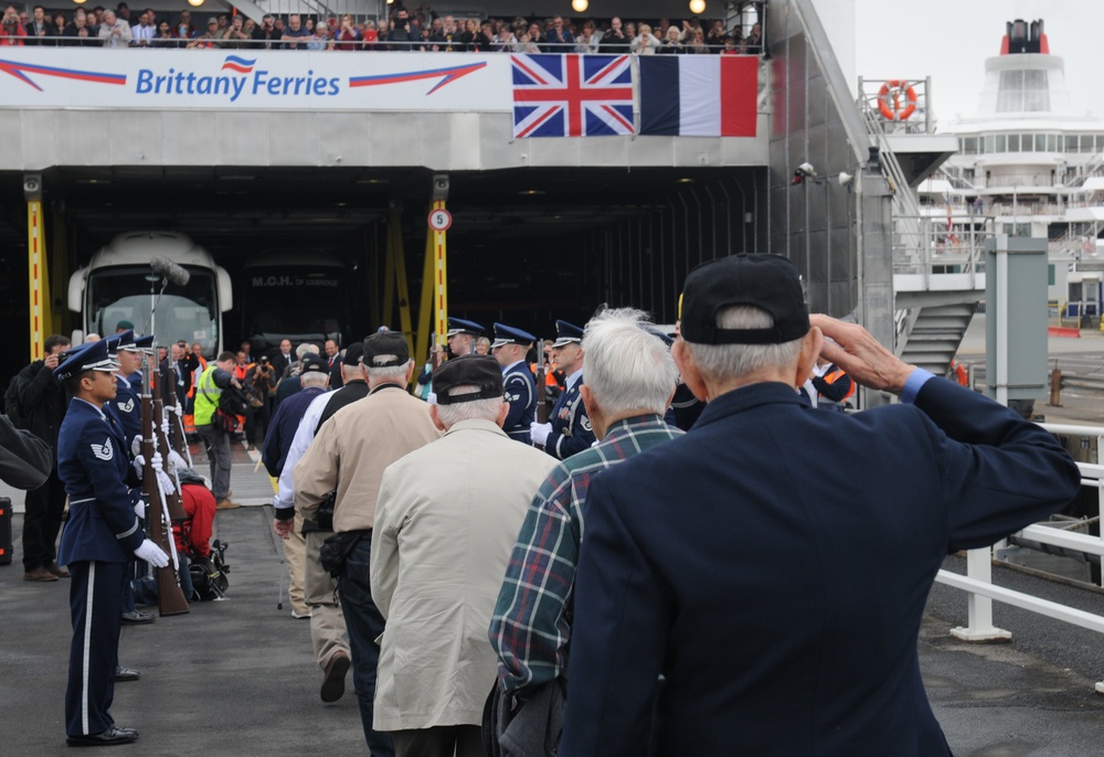 The 'Lucky' 40: Vets return to Normandy after 70 years