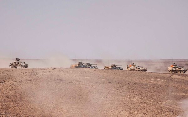 22nd MEU, JAF rehearse live-fire exercise for Eager Lion 2014