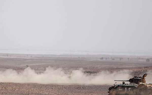 22nd MEU, JAF rehearse live-fire exercise for Eager Lion 2014