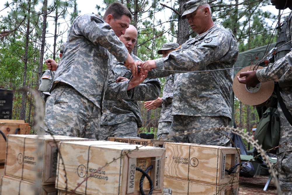 1222nd Engineer Company (Sapper) live fire